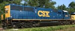 CSX 8706 displays its YN3 paint scheme in the morning sun